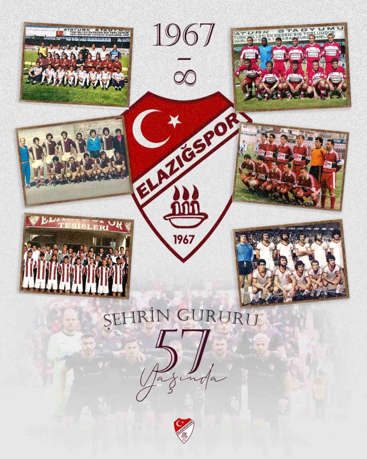 Elazığspor 57. yaşını kutluyor