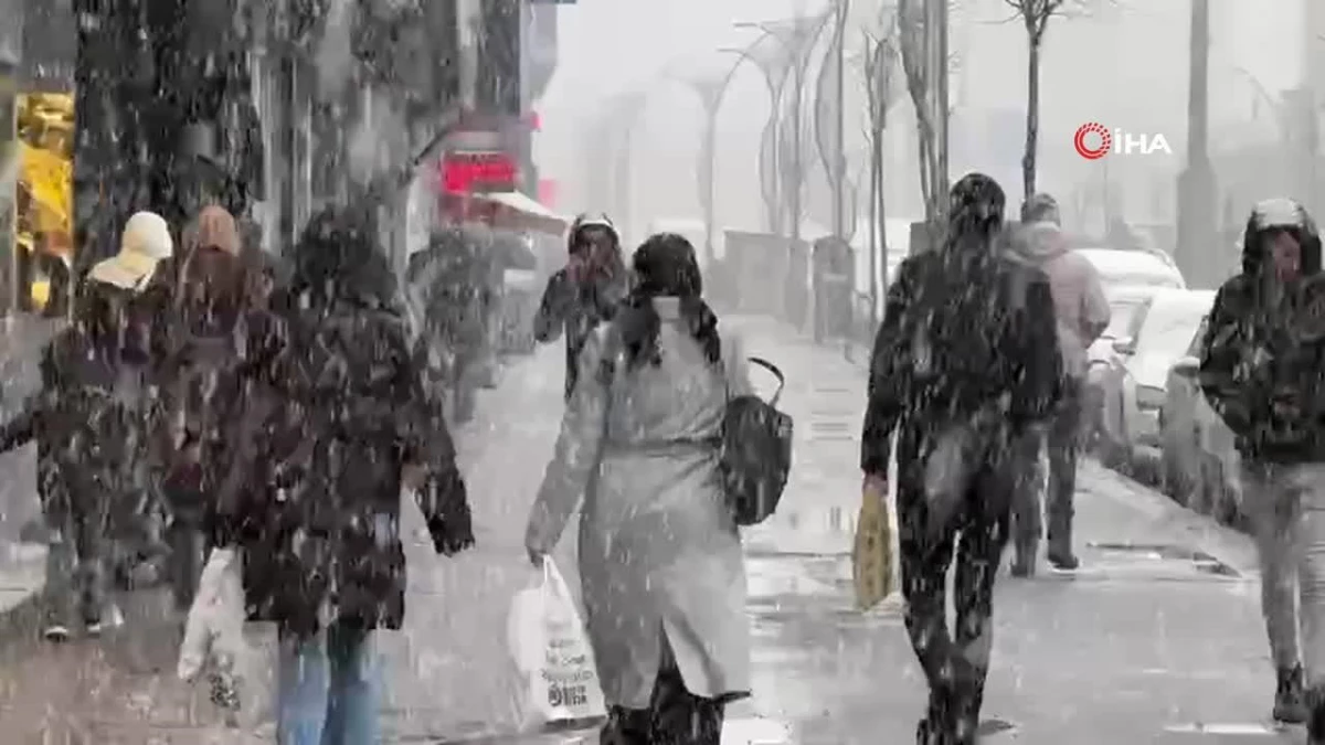 Yüksekova\'da yoğun kar yağışı