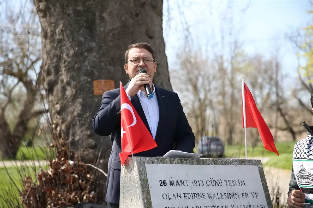 AGD Edirne Şubesi Balkan Şehitlerini Anma Günü Programı Düzenledi