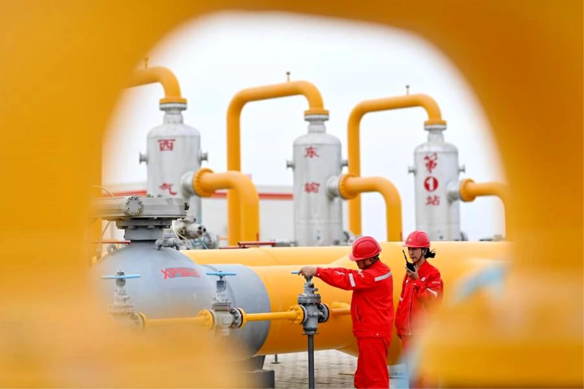 Çin Ulusal Petrol Şirketi, Tarim Petrol Sahası\'ndan 350 milyar metreküp doğalgaz tedarik etti