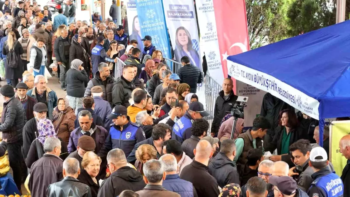 Aydın Büyükşehir Belediye Başkanı Özlem Çerçioğlu Ata Tohumları Fidelerini Dağıttı