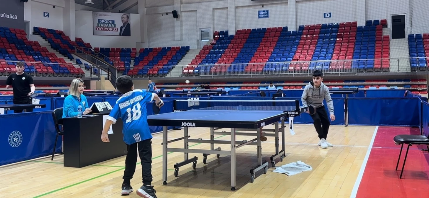 Günkırı Ortaokulu Öğrencisi Ahmet Yasin Aydemir Para Masa Tenisi Türkiye Şampiyonası\'nda Birinci Oldu
