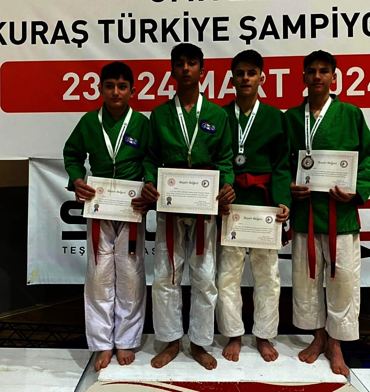 Düzceli Sporcular Ümitler Kuraş Türkiye Şampiyonası\'nda 6 Madalya Kazandı