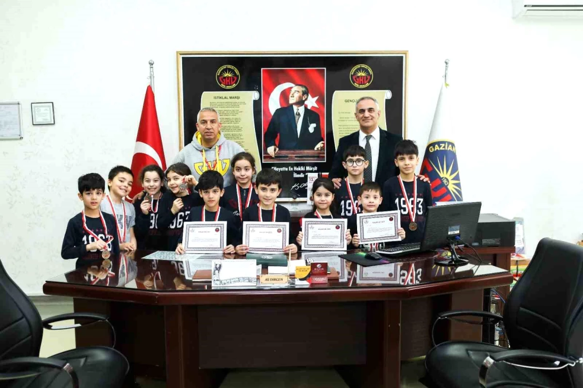 Gaziantep Kolej Vakfı Özel İlkokulu Minikler Modern Pentatlon Şampiyonasında Başarıya İmza Attı