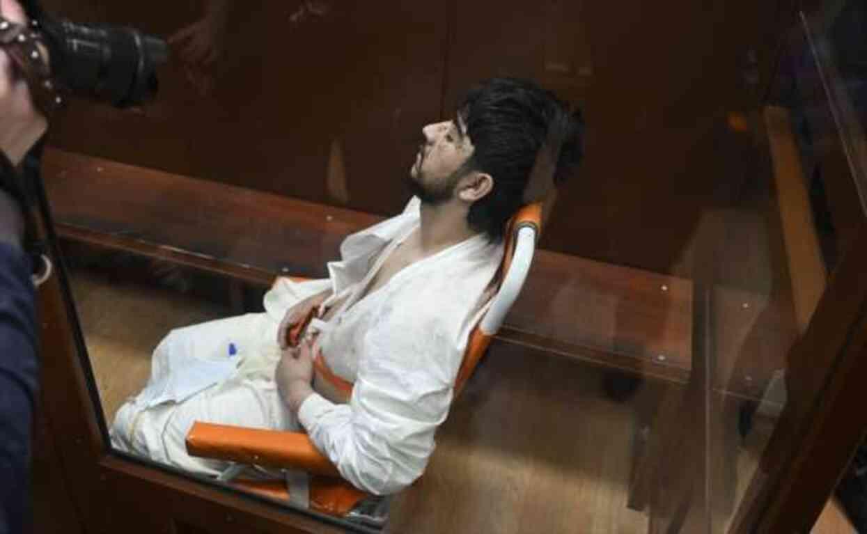 Moskova'da konser salonunu kana bulayan teröristler hakim karşısına çıkarıldı Moskova'da konser salonunu kana bulayan teröristler hakim karşısına çıkarıldı