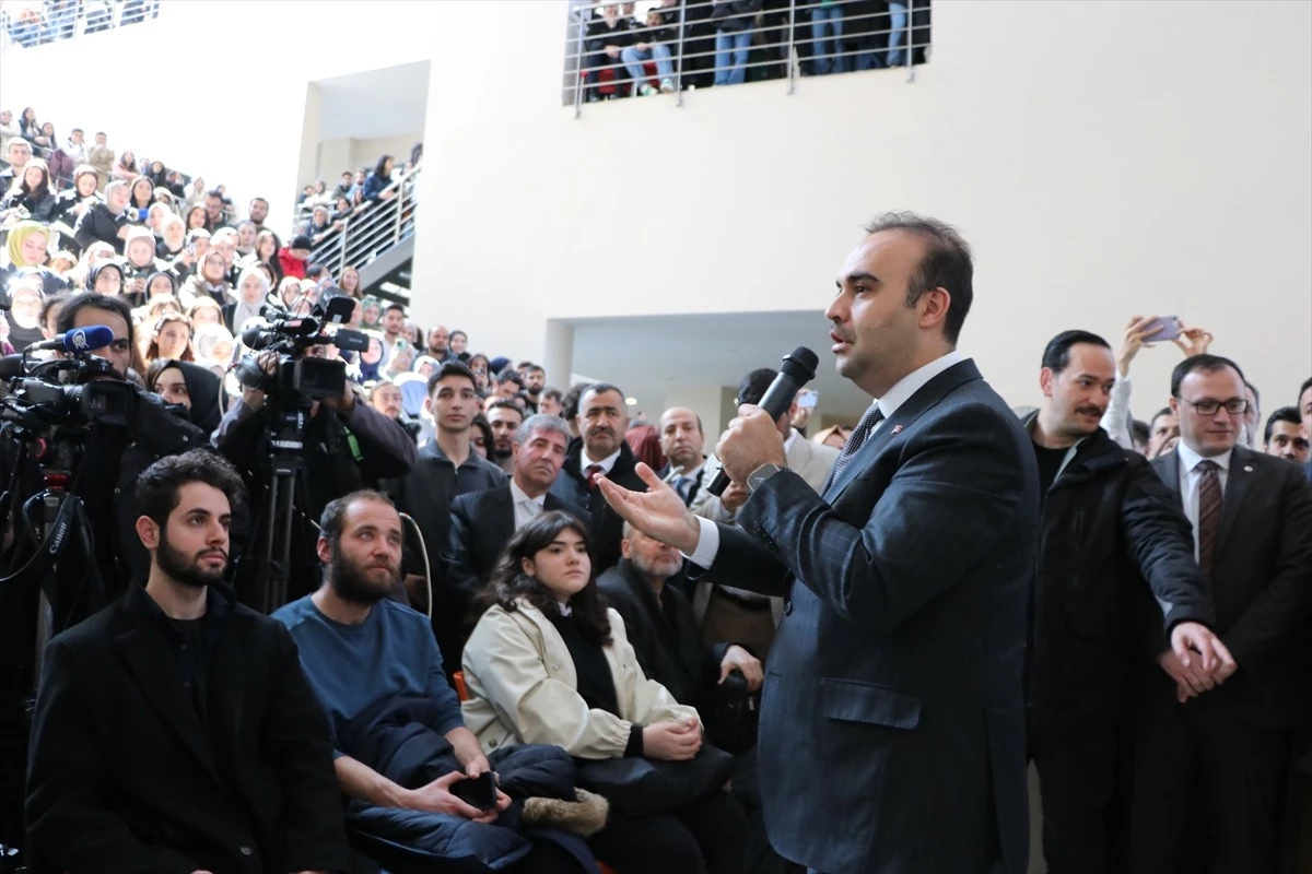Sanayi ve Teknoloji Bakanı Kacır, Erzurum\'da konuştu Açıklaması