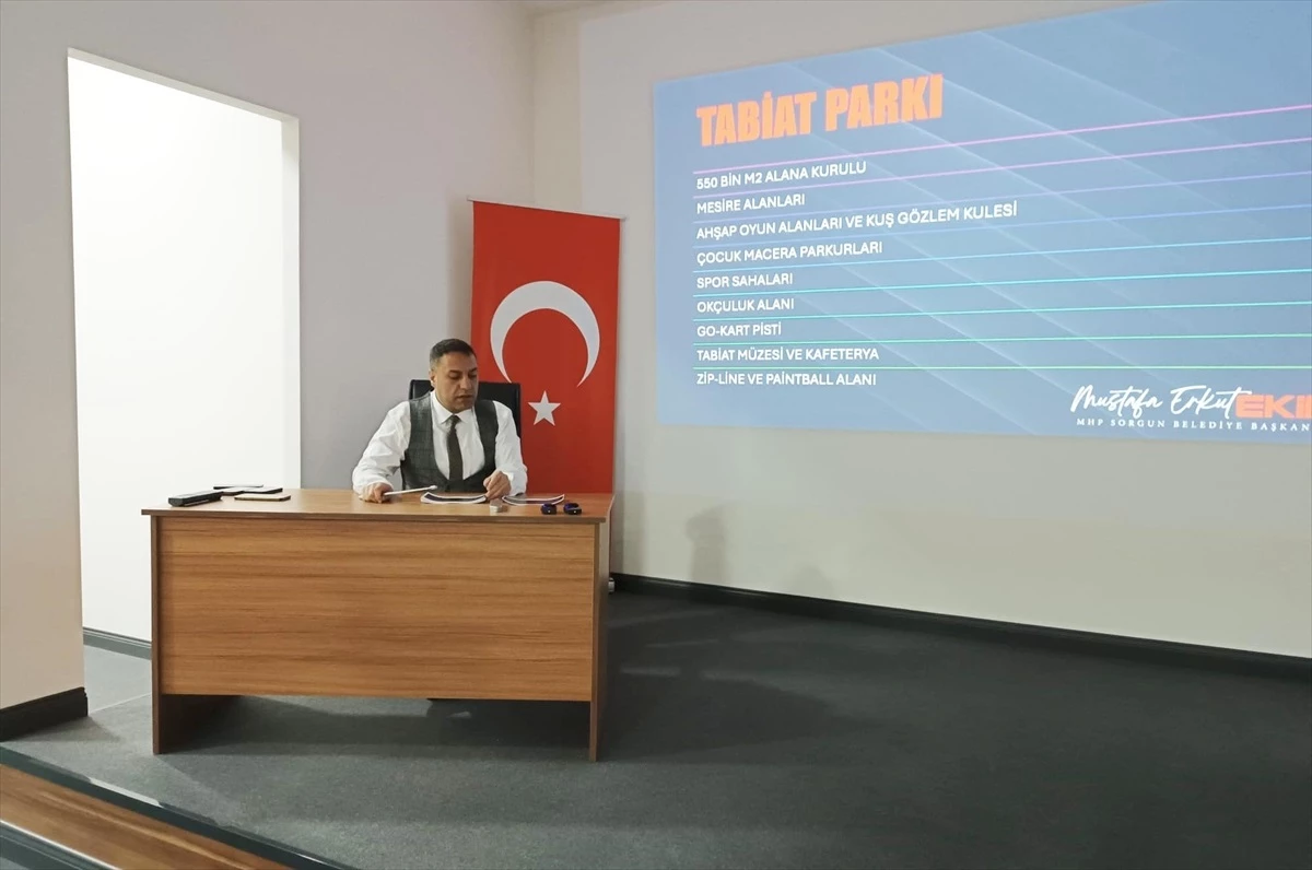 Sorgun Belediye Başkanı Mustafa Erkut Ekinci, projelerini paylaştı