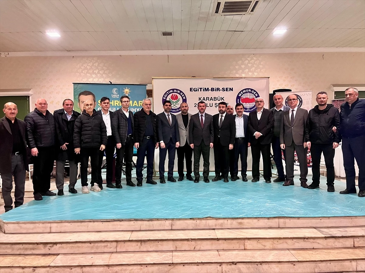 AK Parti Karabük Belediye Başkan Adayı Özkan Çetinkaya, Sendika Üyeleriyle İftar Programında Buluştu