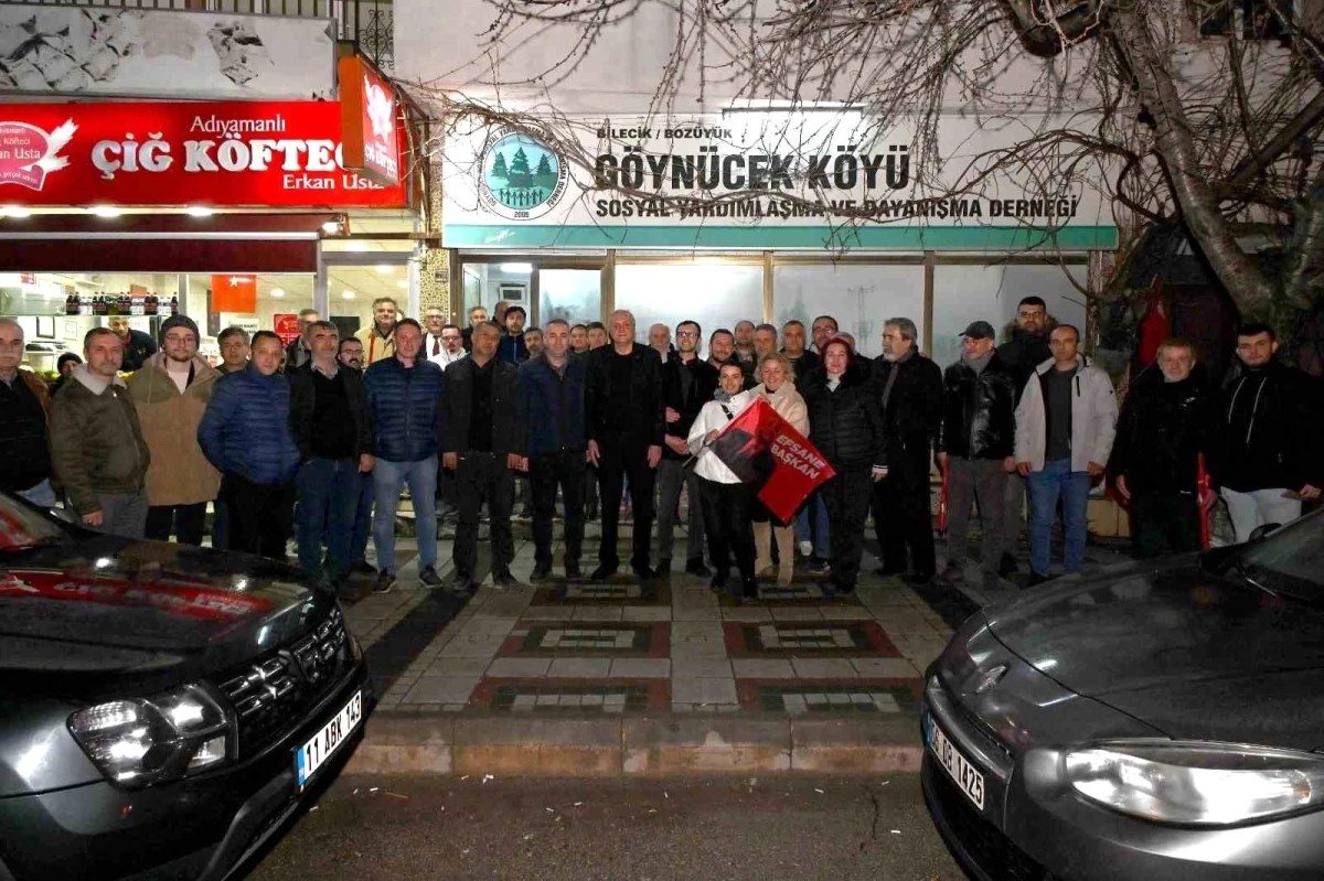 Bozüyük Belediye Başkanı Göynücek Köyü Sosyal Yardımlaşma ve Dayanışma Derneği\'ni ziyaret etti
