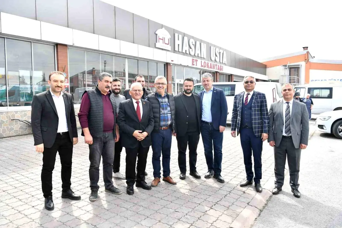 Başkan Büyükkılıç, Ağaç İşleri Sanayi Sitesi\'ndeki Esnafları Ziyaret Etti