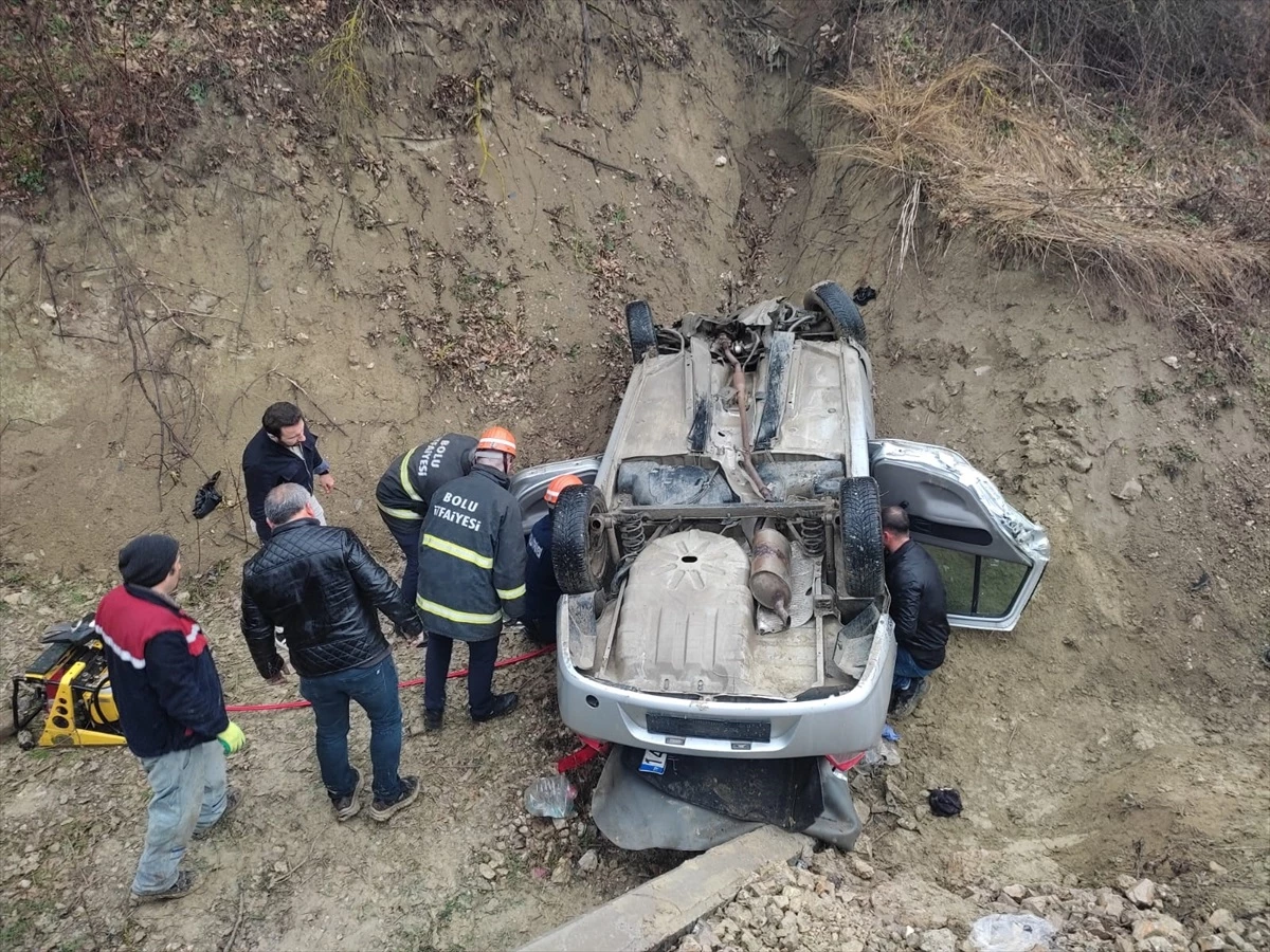 Mudurnu\'da trafik kazasında 2 kişi hayatını kaybetti