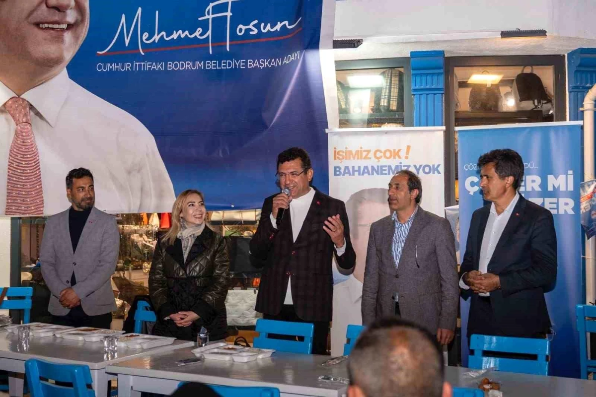 Cumhur İttifakı Bodrum Belediye Başkan Adayı Mehmet Tosun, Hizmet Seferberliği Başlatacak