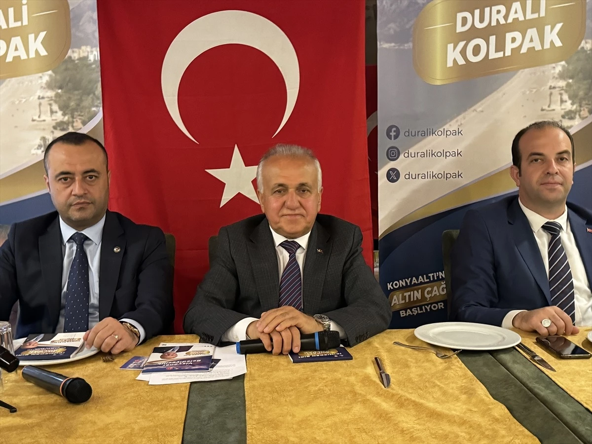 Cumhur İttifakı Konyaaltı Belediye Başkan Adayı Durali Kolpak: Seçimleri kazanma şansımız yüksek