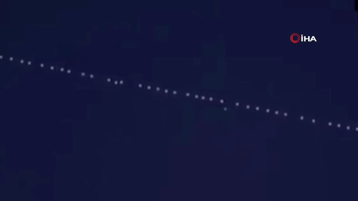 Elon Musk\'ın Starlink uyduları Erciş semalarında göründü