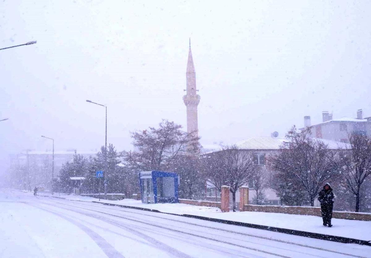 Erzurum\'da Yoğun Kar Yağışı Devam Ediyor