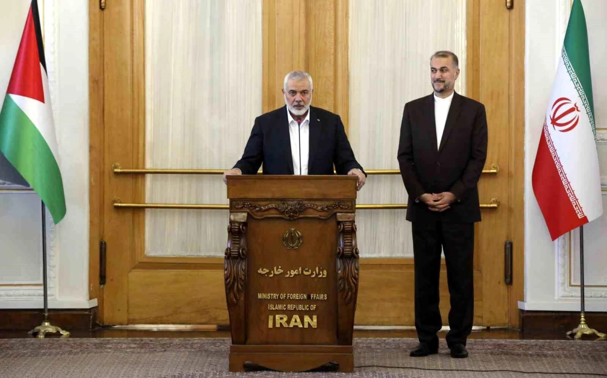 Hamas Lideri İsmail Haniye, İran Dışişleri Bakanı ile Görüştü