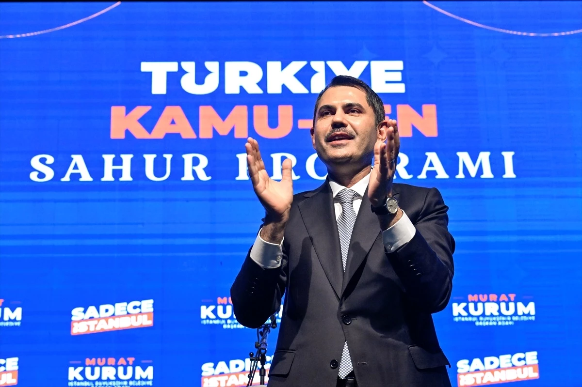 Murat Kurum: İstanbul\'u güvenli ve güzel bir şehir yapacağız