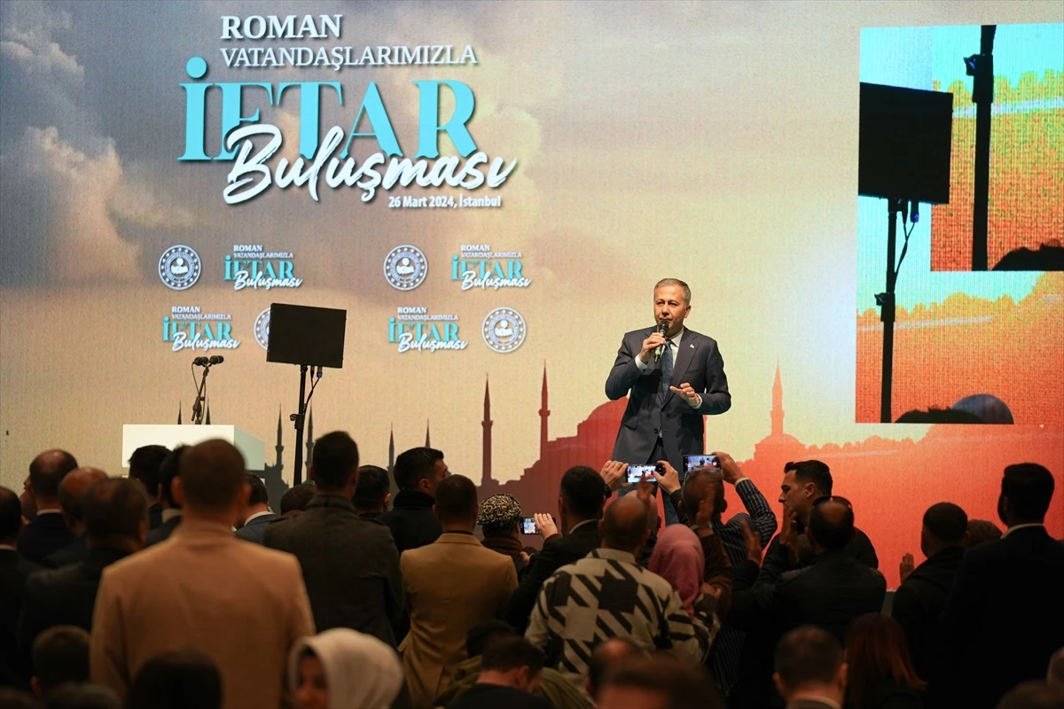 İçişleri Bakanı Yerlikaya: Roman kardeşlerimizle biriz, beraberiz