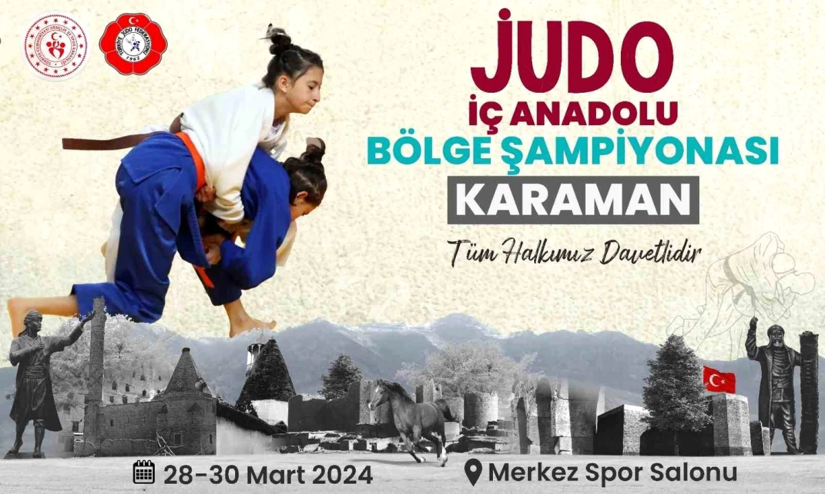 Judo İç Anadolu Bölge Şampiyonası Karaman\'da Yapılacak