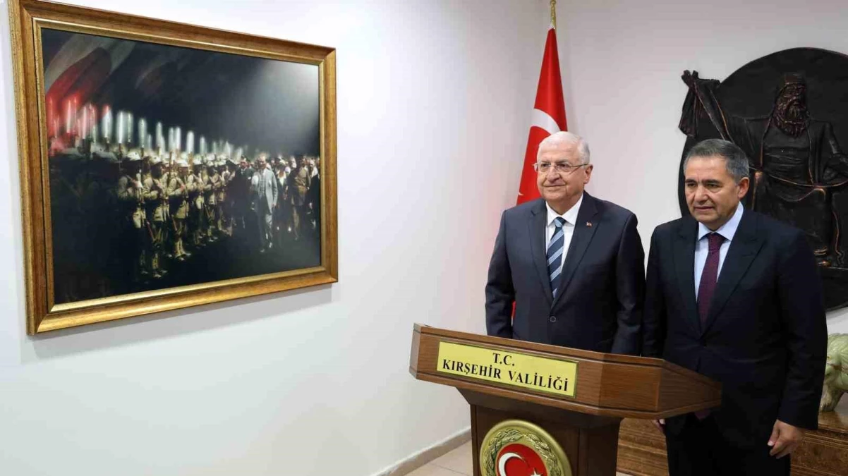 Milli Savunma Bakanı Yaşar Güler Kırşehir\'e ziyaret gerçekleştirdi
