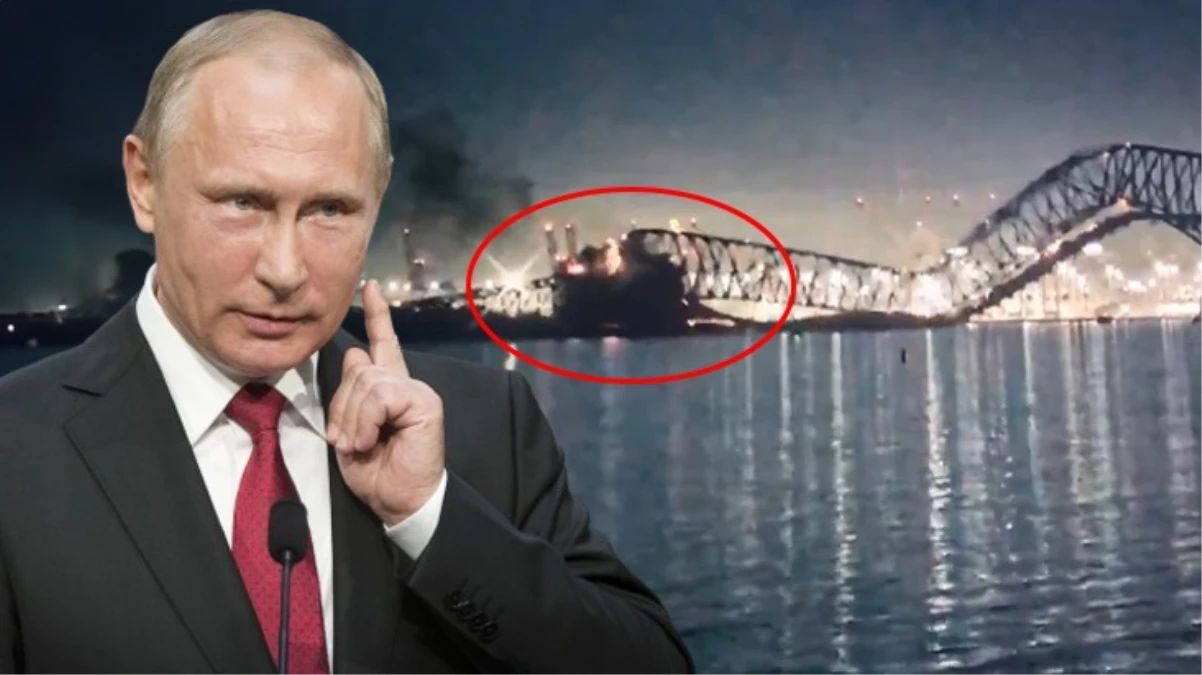 Putin misilleme mi yaptı? ABD\'de yıkılan köprünün görüntüleri komplo teorilerini de beraberinde getirdi