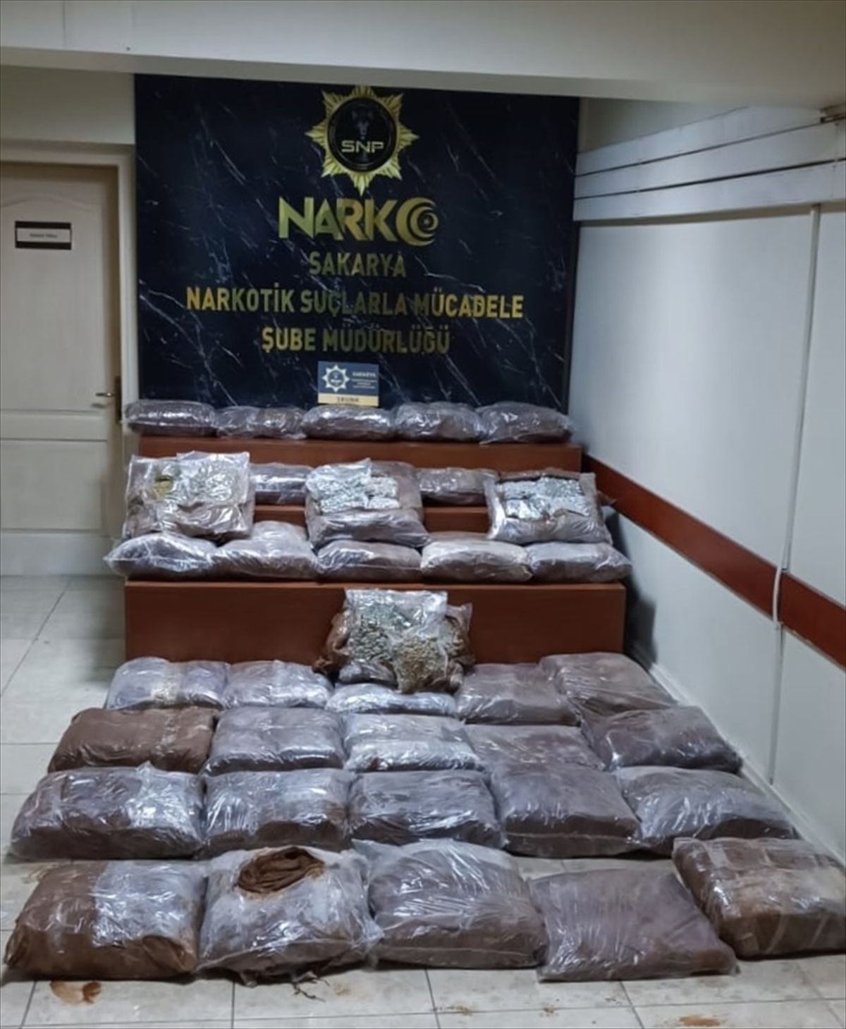 Sakarya\'da yapılan operasyonda 4 şüpheli 176 kilogram sentetik uyuşturucuyla yakalandı