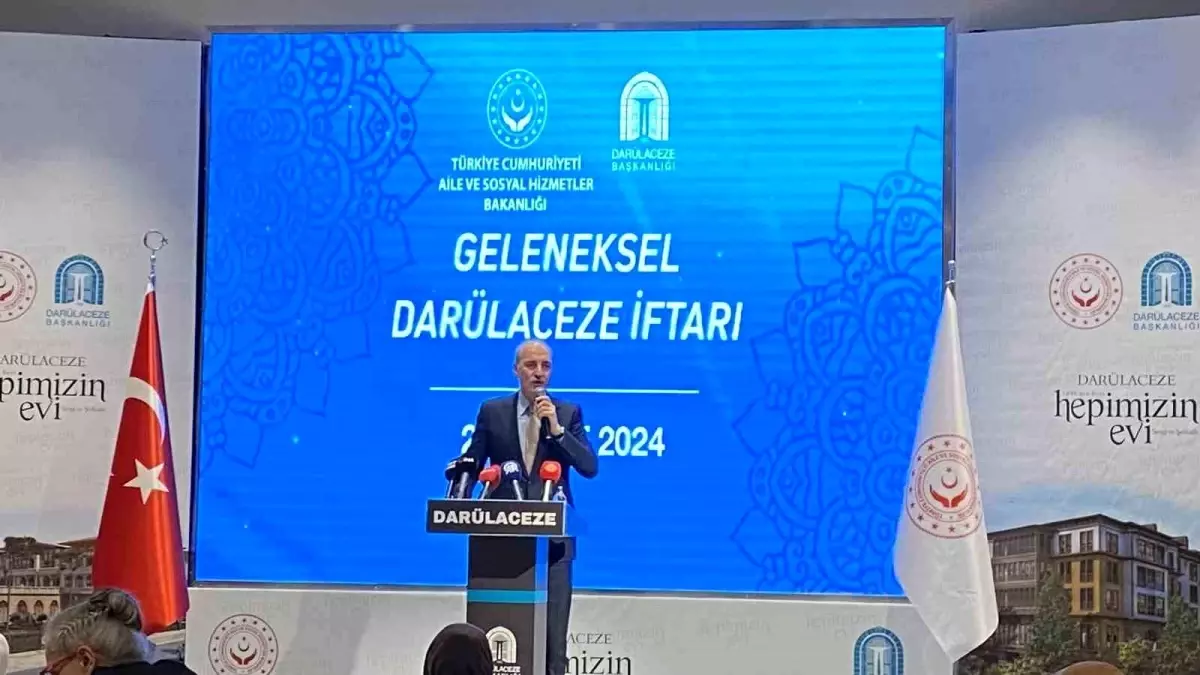 TBMM Başkanı Numan Kurtulmuş, Darülaceze\'de İftar Programında Huzur Evi Sakinleriyle Buluştu