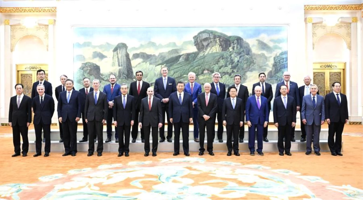 Çin Cumhurbaşkanı Xi Jinping, ABD\'li temsilcilerle görüştü