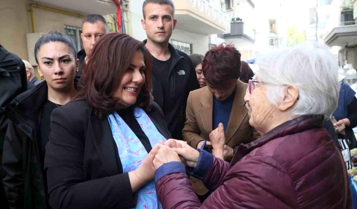 Aydın Büyükşehir Belediye Başkanı Çerçioğlu, Çarşamba Pazarı\'nı ziyaret etti