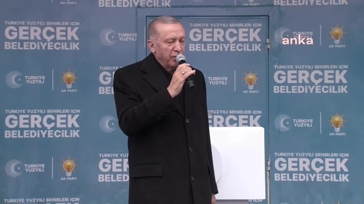 Erdoğan: İhtirasları İçin Tapulu Mülkü Olarak Gördükleri Seçmenlerimin İradesini Sağa Sola Peşkeş Çektiler