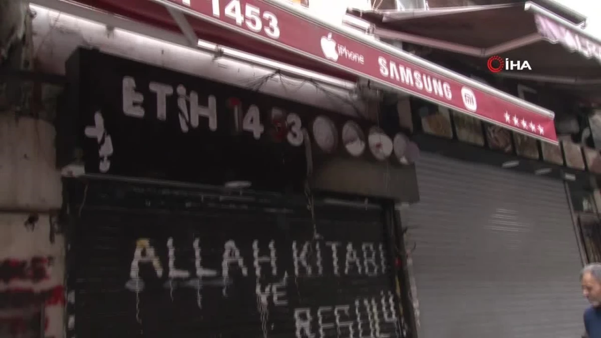 Fatih\'te kadını darp eden telefoncunun dükkanı mühürlendi