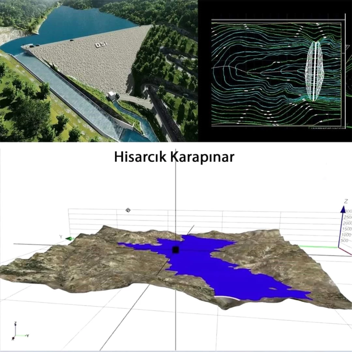 Hisarcık\'ta yapımı tamamlanan Karapınar Göleti, tarım arazilerine su sağlayacak