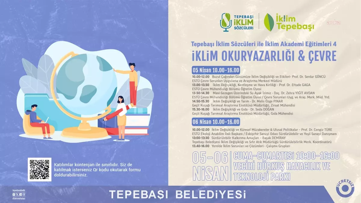 Tepebaşı Belediyesi İklim Sözcüleri ile İklim Akademi Eğitimleri-4 Başlıyor