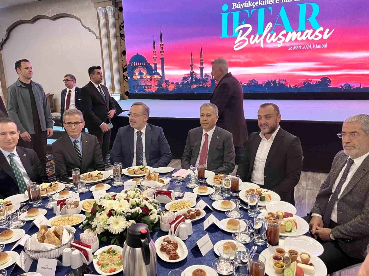İçişleri Bakanı Ali Yerlikaya, İstanbul\'un Huzuru İftar Buluşması\'nda konuştu