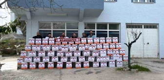 Belekoma Tayfa, Ramazan ayında ihtiyaç sahibi 120 haneye yardım kolisi dağıttı