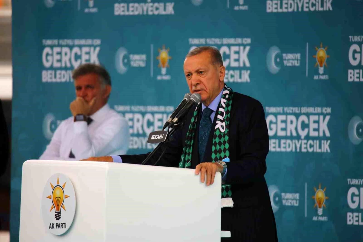 Cumhurbaşkanı Erdoğan Kocaeli Mitinginde Vatandaşlara Seslendi