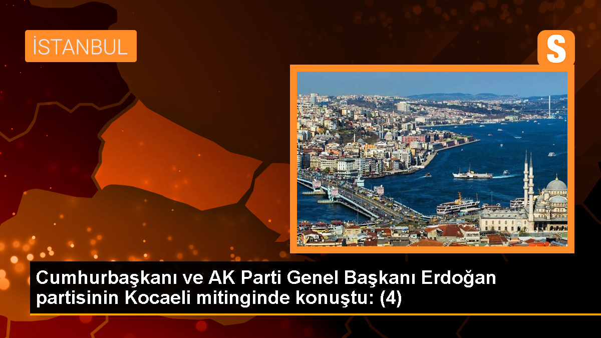 Cumhurbaşkanı Erdoğan: Kocaeli'ye 24 milyar lira prim teşviki verdik