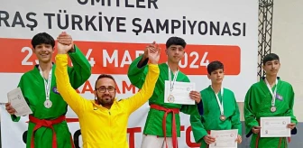 Diyarbakır Büyükşehir Belediyesi Sporcuları Ümitler Kuraş Türkiye Şampiyonasında Derece Elde Etti