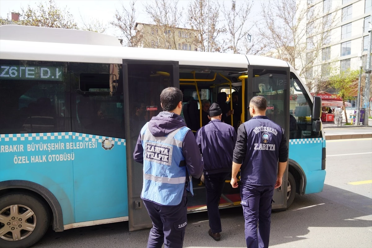 Diyarbakır Büyükşehir Belediyesi Toplu Taşıma Araçlarında Denetim Gerçekleştirdi