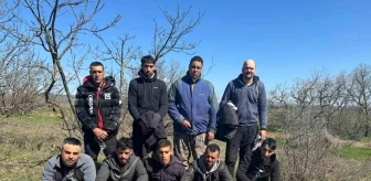 Edirne'de yapılan denetimlerde 9 kaçak göçmen yakalandı