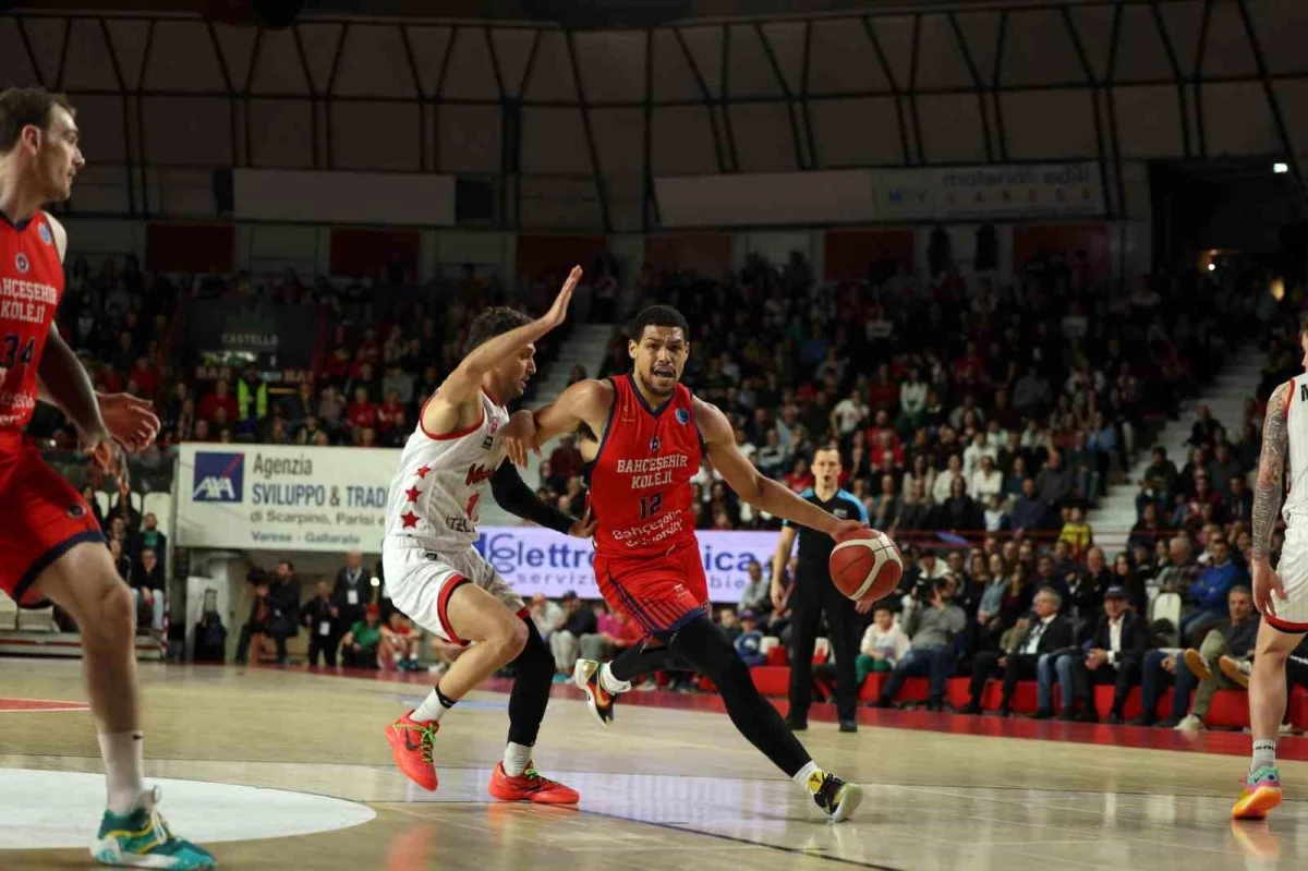 Bahçeşehir Koleji, Pallacanestro Varese\'ye deplasmanda mağlup oldu