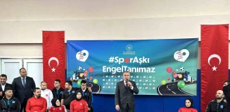 Gençlik ve Spor Bakanı Osman Aşkın Bak, 'Spor Aşkı Engel Tanımaz' projesinin programına katıldı