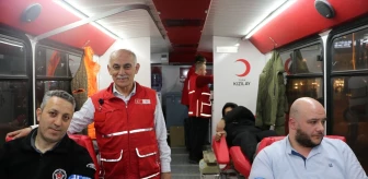 Havza'da Türk Kızılayı Kan Bağışı Çalışması