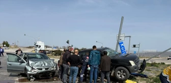 Kırıkkale'de pikap ve otomobil çarpışması: 5 yaralı