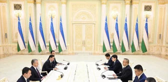 Özbekistan Cumhurbaşkanı Mirziyoyev, Çin'in Sincan Uygur Özerk Bölgesi Valisi Tuniyaz ile görüştü