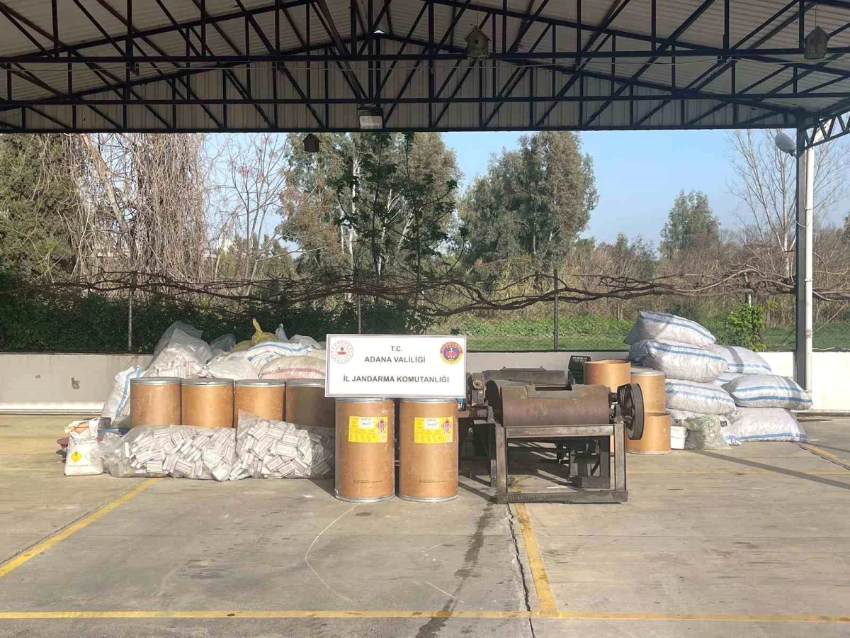 Adana\'da kaçak havai fişek imalathanesine operasyon: 2 kişi yakalandı