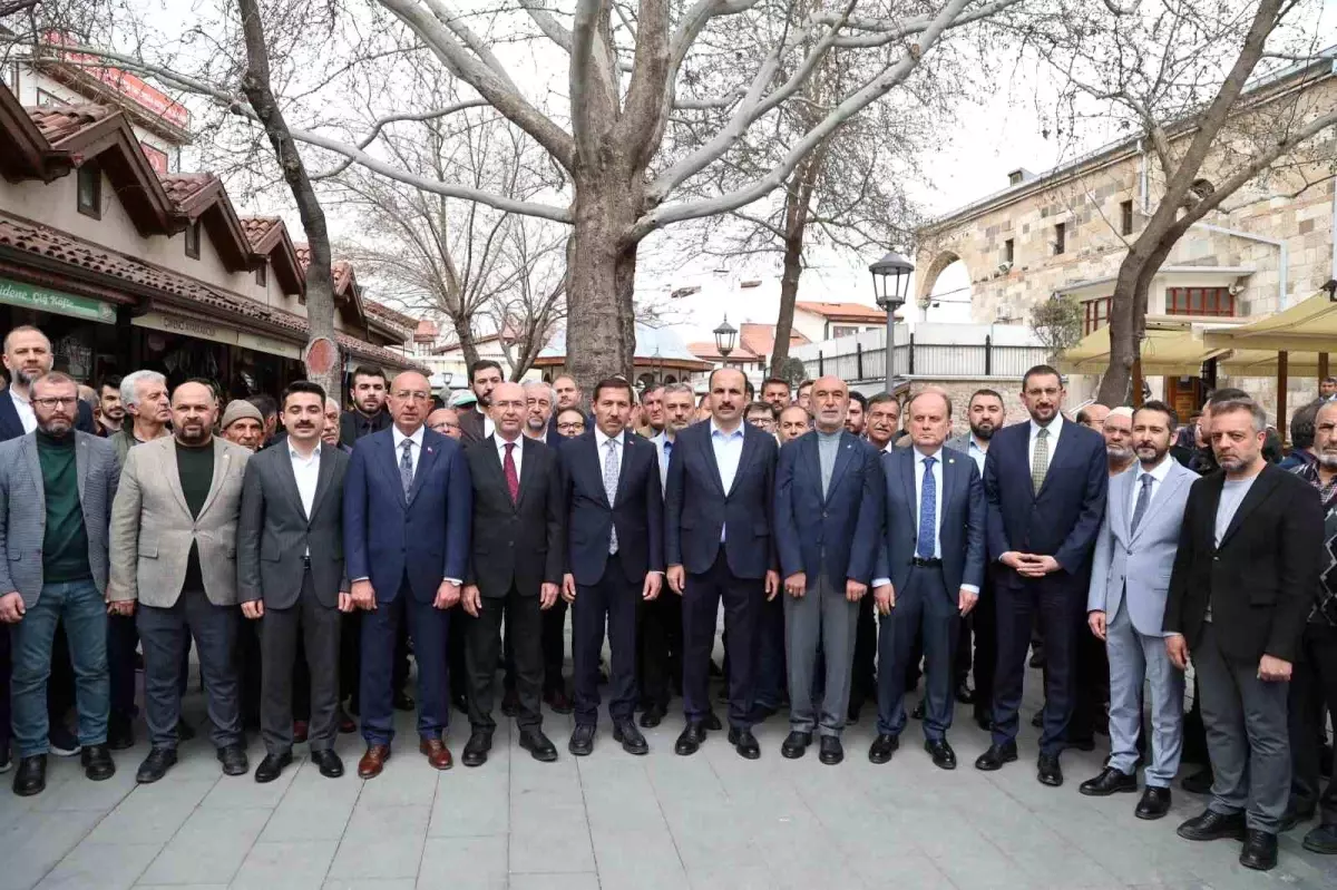 AK Parti Konya Milletvekili ve Belediye Başkanlarından Seçim Öncesi Basın Açıklaması