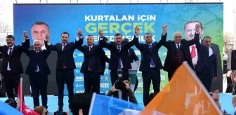 Cumhurbaşkanı Yardımcısı Cevdet Yılmaz Siirt'te miting düzenledi