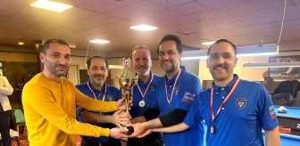 Düzce Belediyesi Spor Akademisi Spor Kulübü 3 Bant Bilardo Kulüpler Arası Yerel Lig Müsabakaları'nda şampiyon oldu