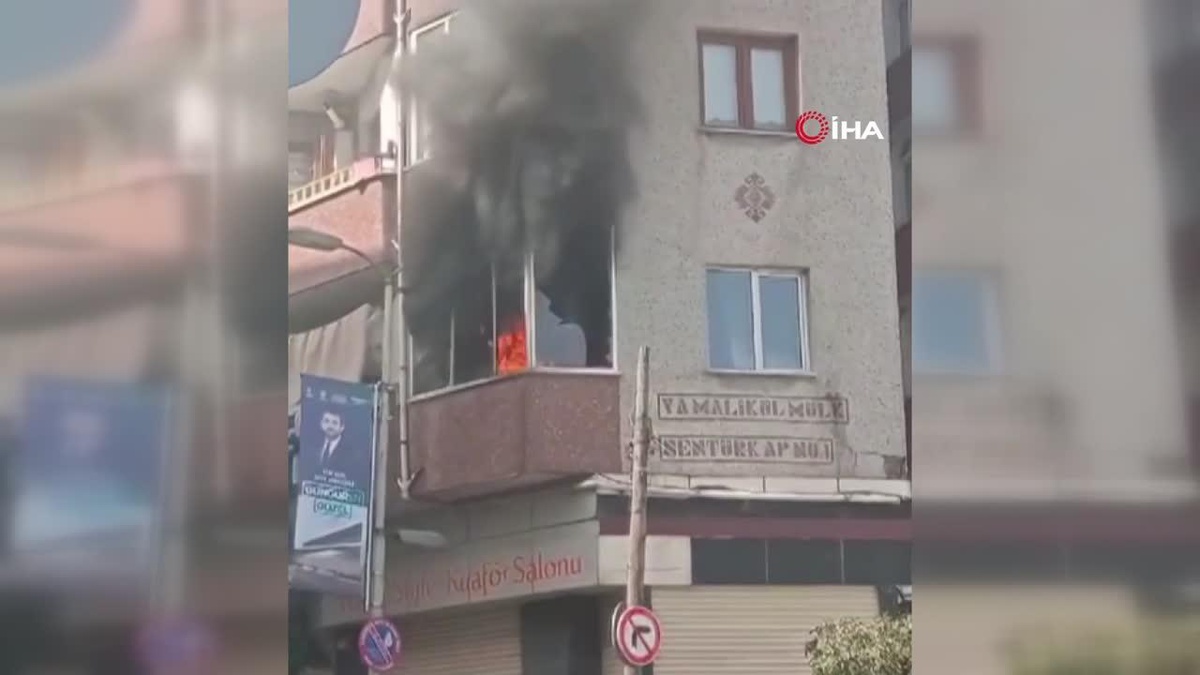 Güngören\'de kombi patladı, yangın çıktı
